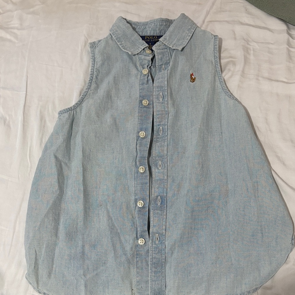 Polo by Ralph Lauren Kids Light Blue Button Down Shirt